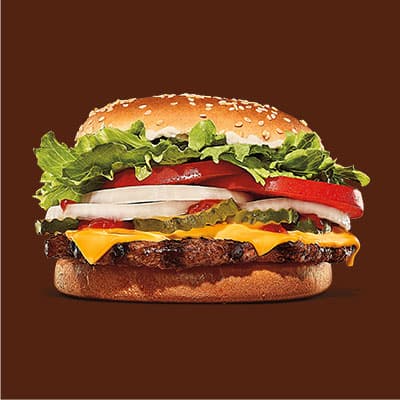 Whopper con queso