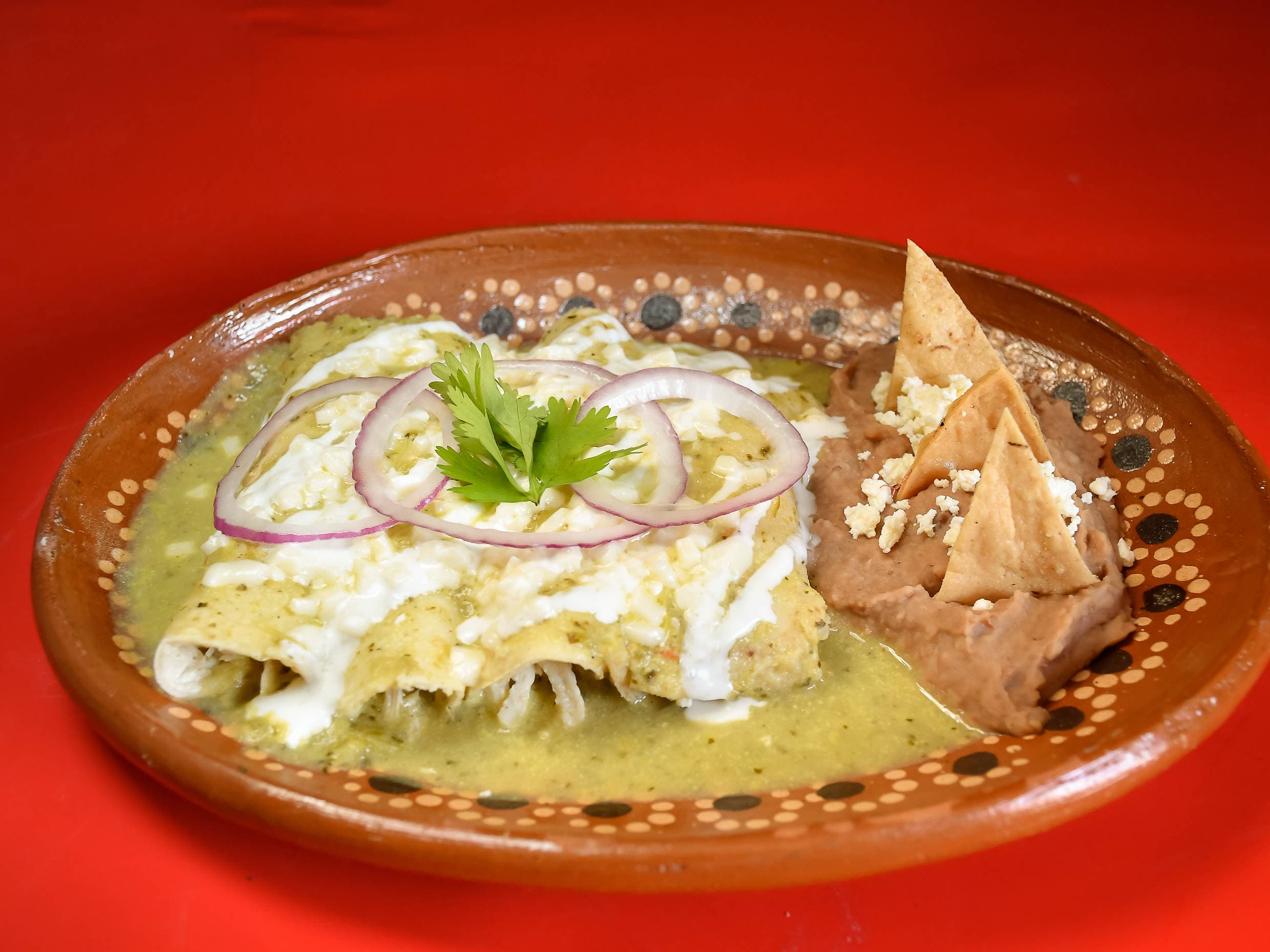 Combo enchiladas suizas