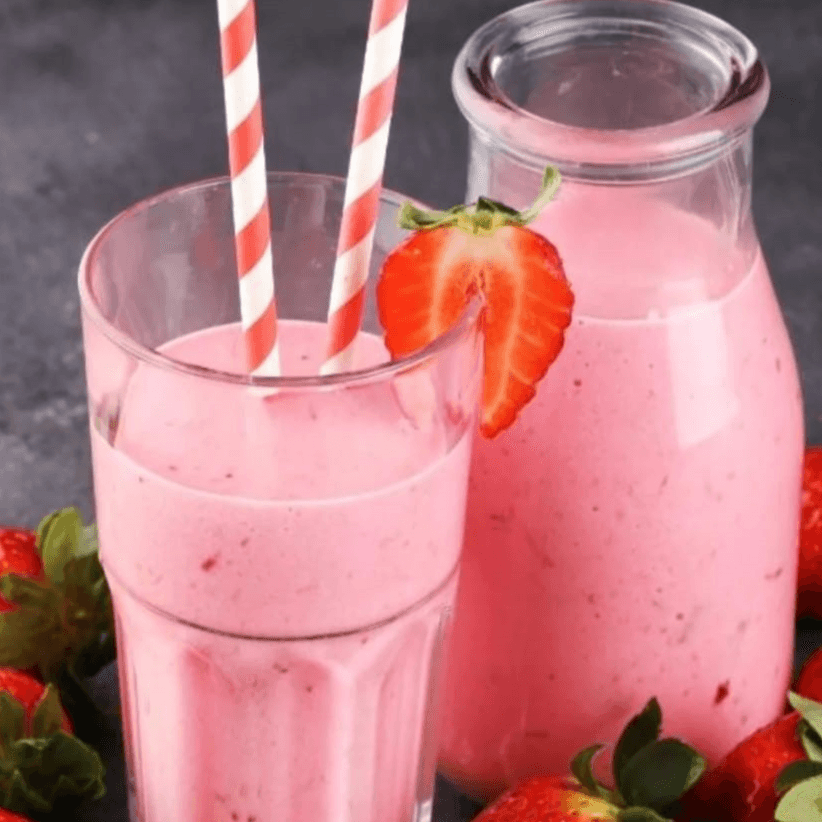 Agua de Fresa base crema 1 litro
