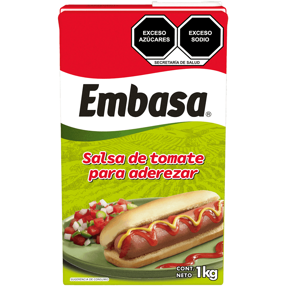 CATSUP EMBASA 1 KG CAJA