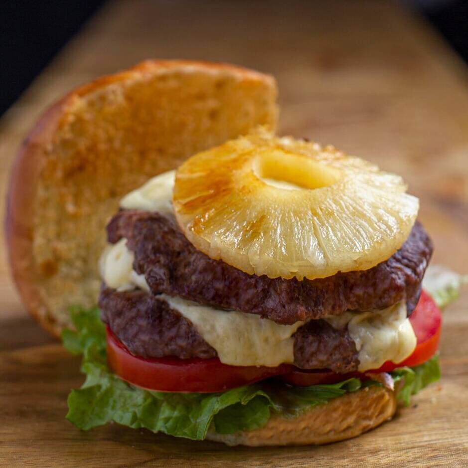 Hamburguesa Hawaiana