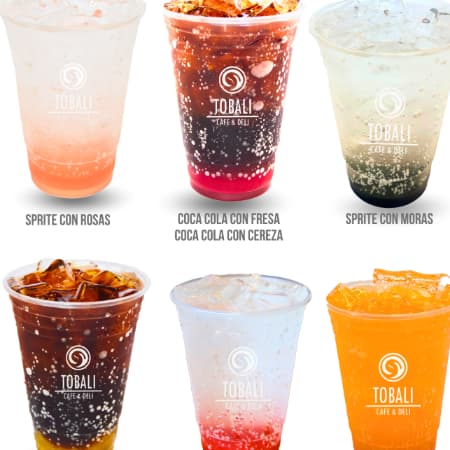 Soda Sprite con rosas