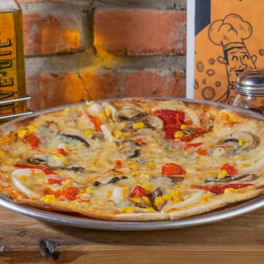 Pizza Vegetales Queso Azul