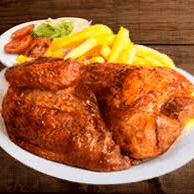 1/2 Pollo a la brasa + Papas + Ensalada