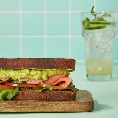 Sándwich de Trucha Ahumada