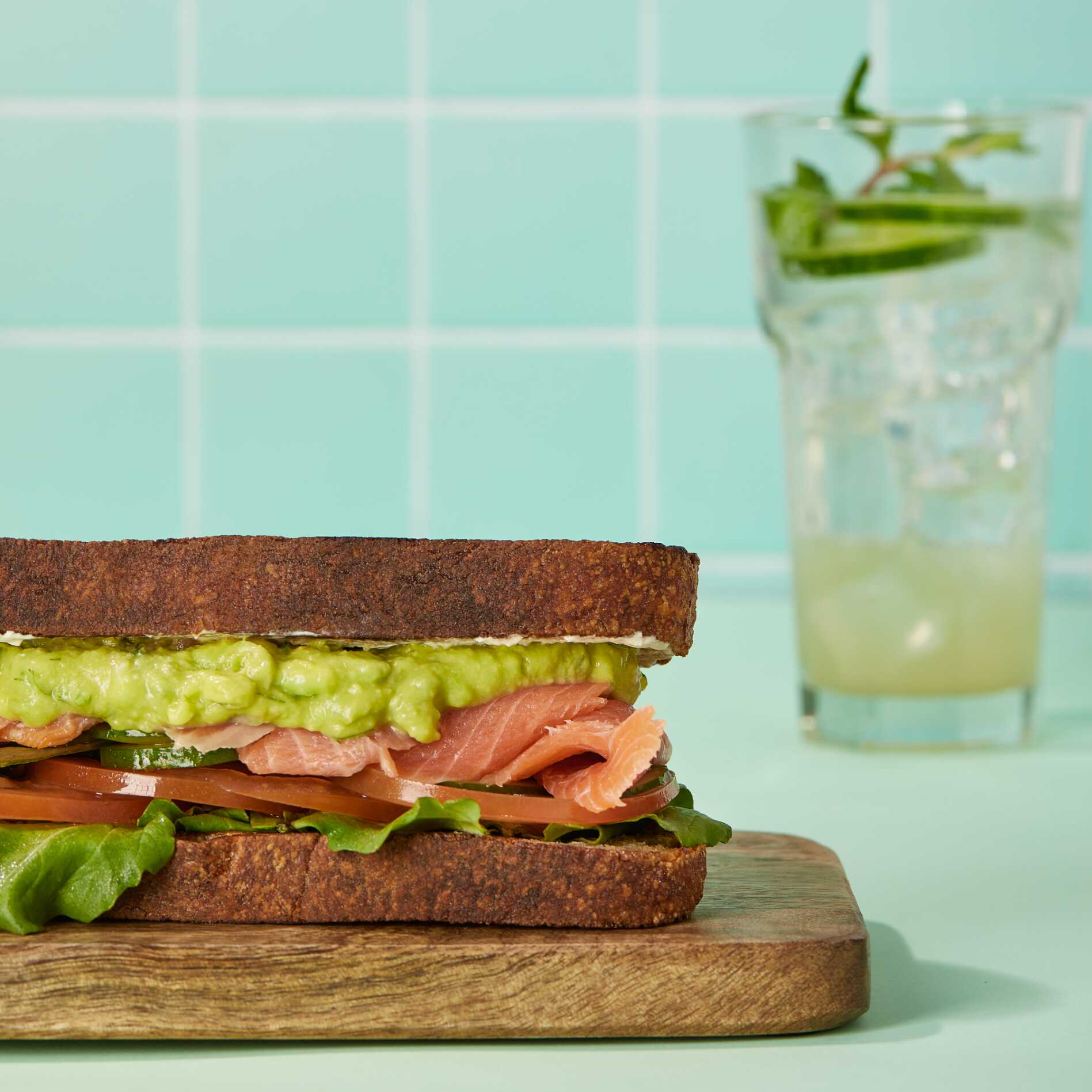 Sándwich de Trucha Ahumada