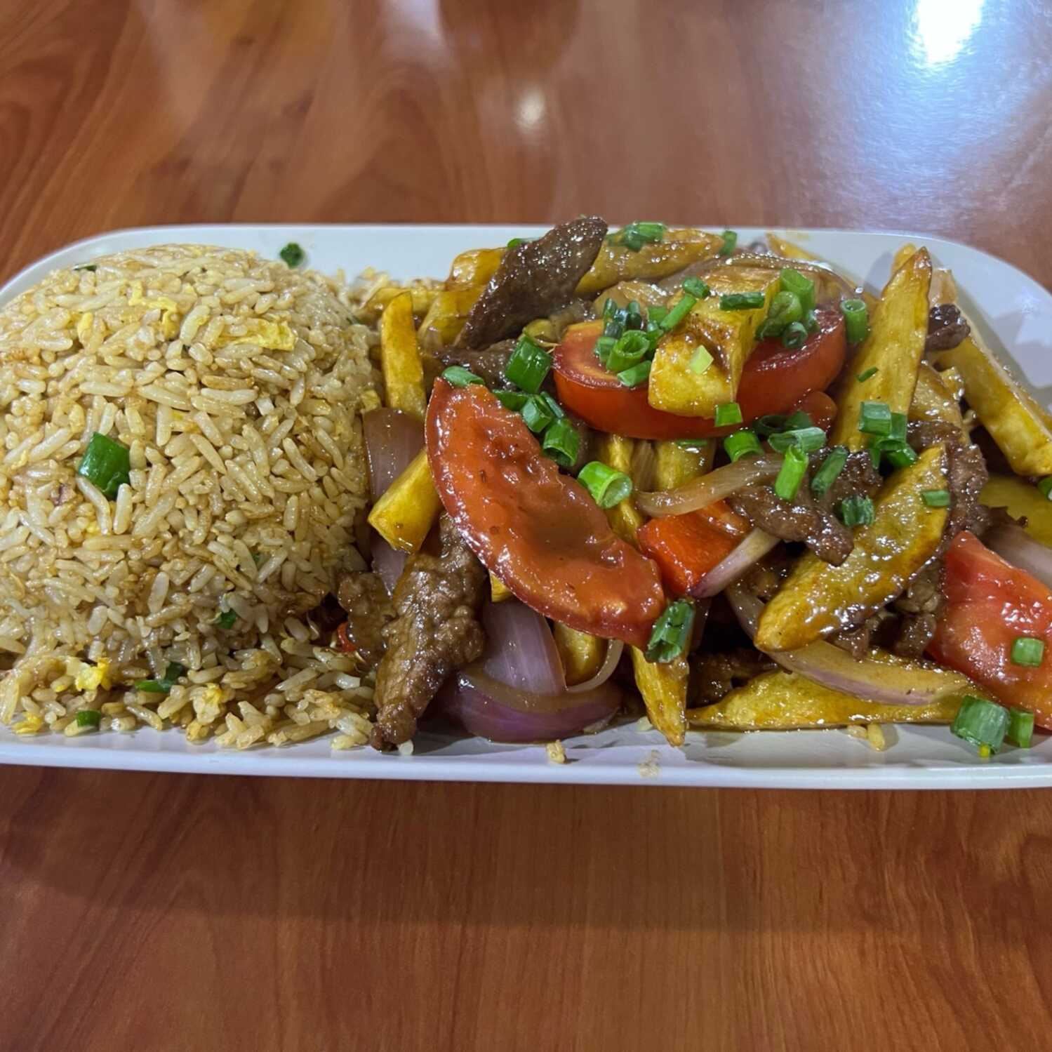 Lomo Saltado y Chaufa