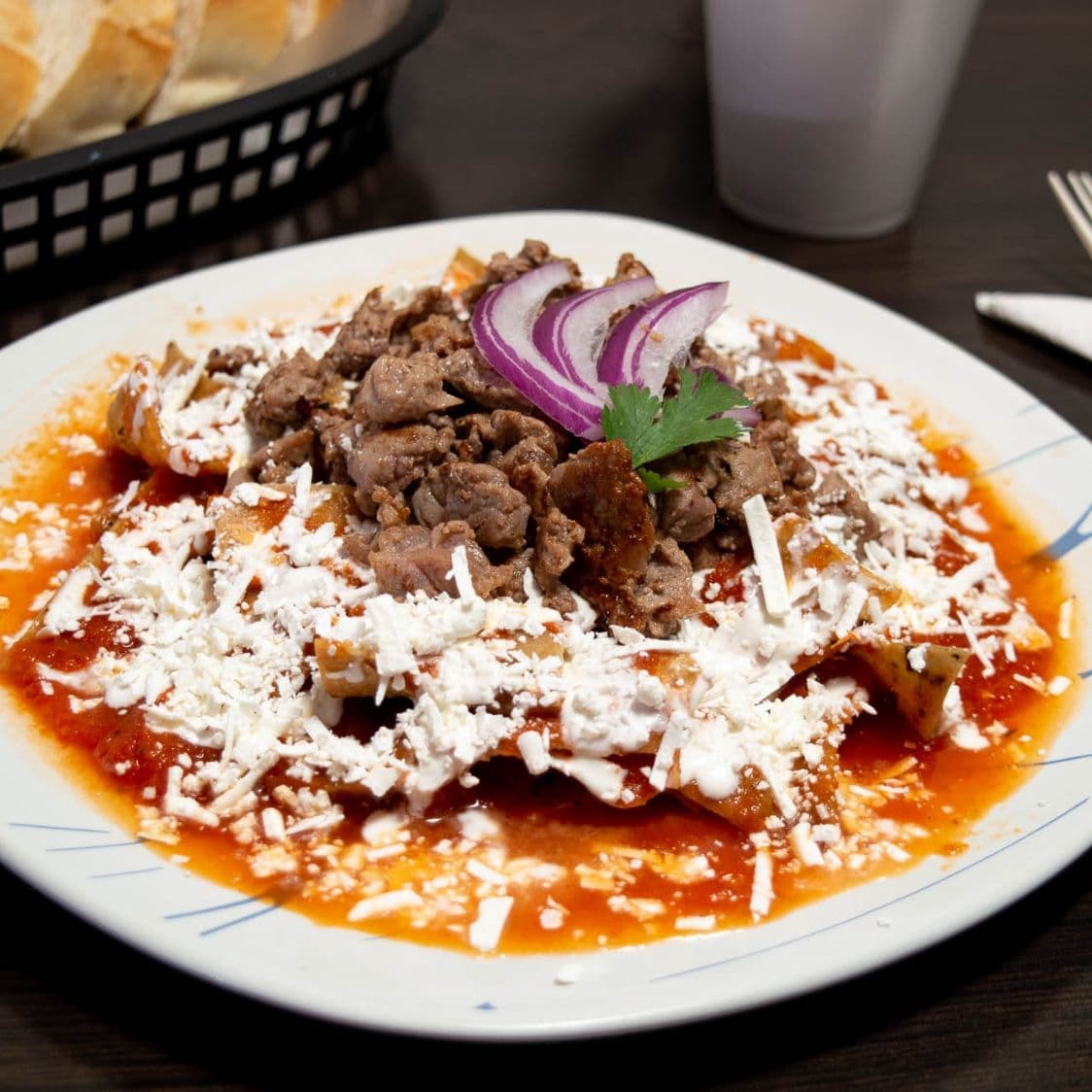Chilaquiles Morita Bistec