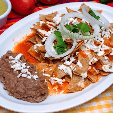 Chilaquiles con Chorizo