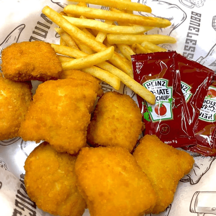 Nuggets con Papas