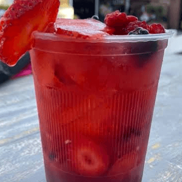 Mojito de frutos rojos  (1/2) sin alcohol