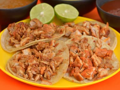 Tacos de Adobada.