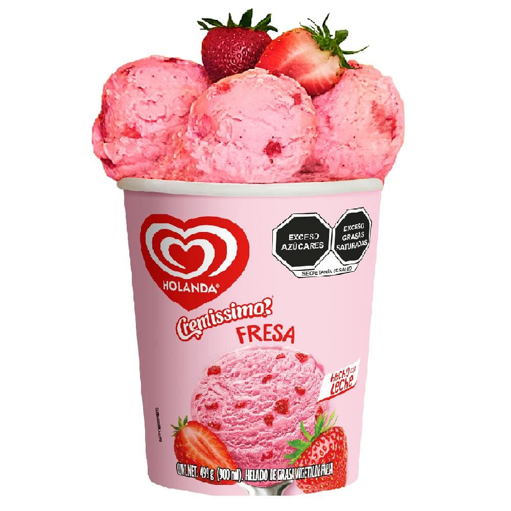 HOLANDA HEL FRESA 900ML