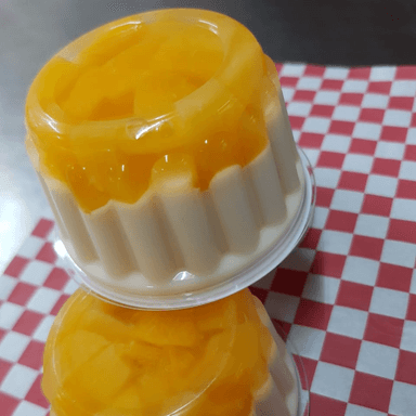 Gelatina de Leche con Durazno