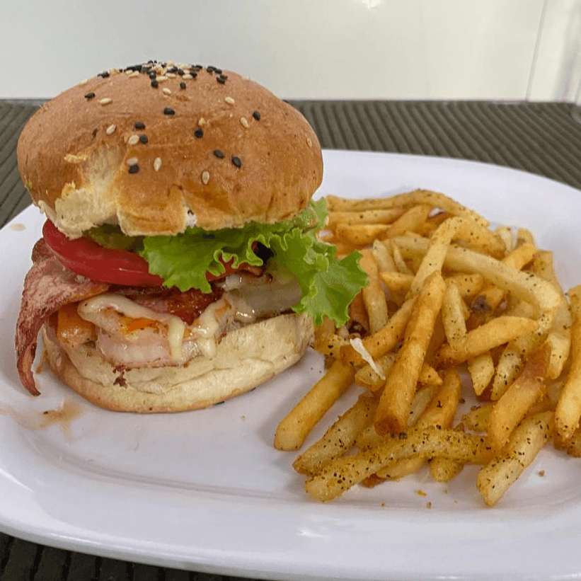 Hamburguesa de Camarones
