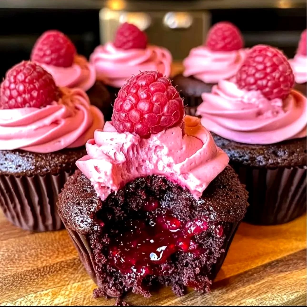 Cupcake Chocolate Frutos Rojos