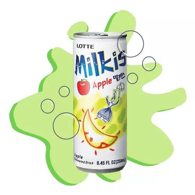 Bebida Coreana Milkis Manzana 250ml