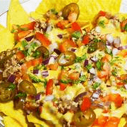 Nachos con pollo