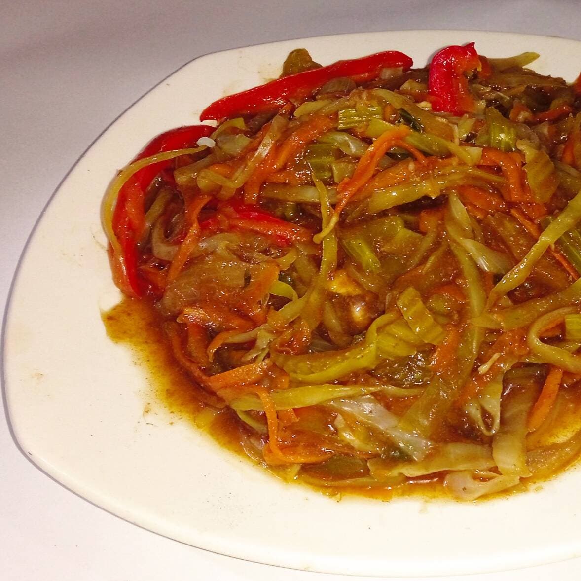 Chop Suey con Camarón