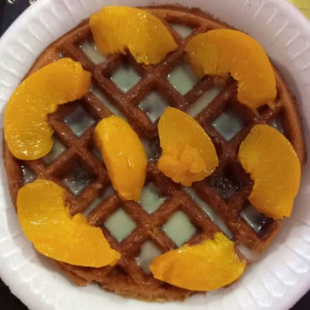 Waffle de Durazno - Lechera