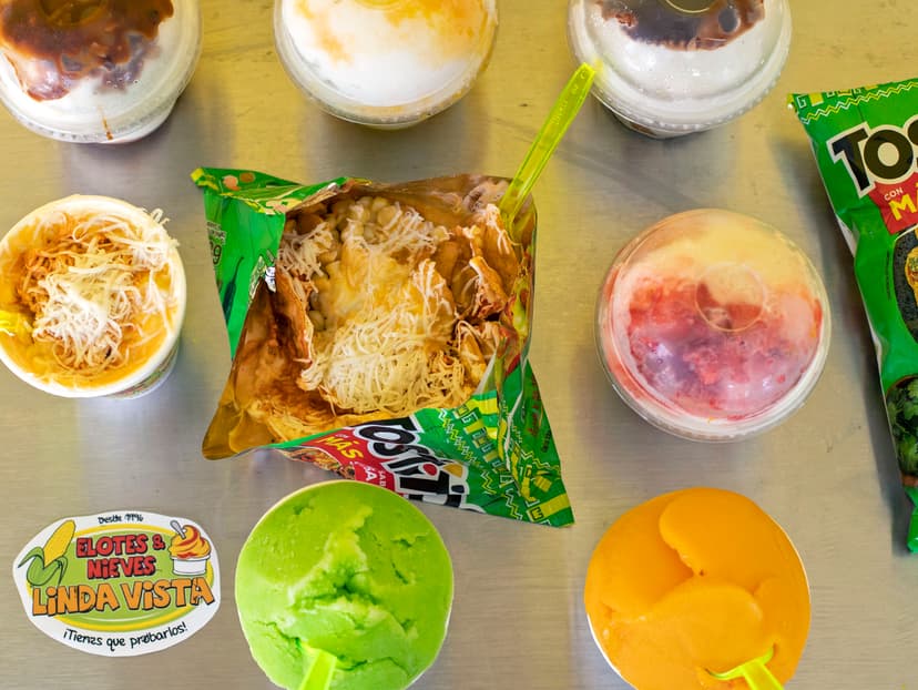 Elotes y Nieves (Linda Vista)