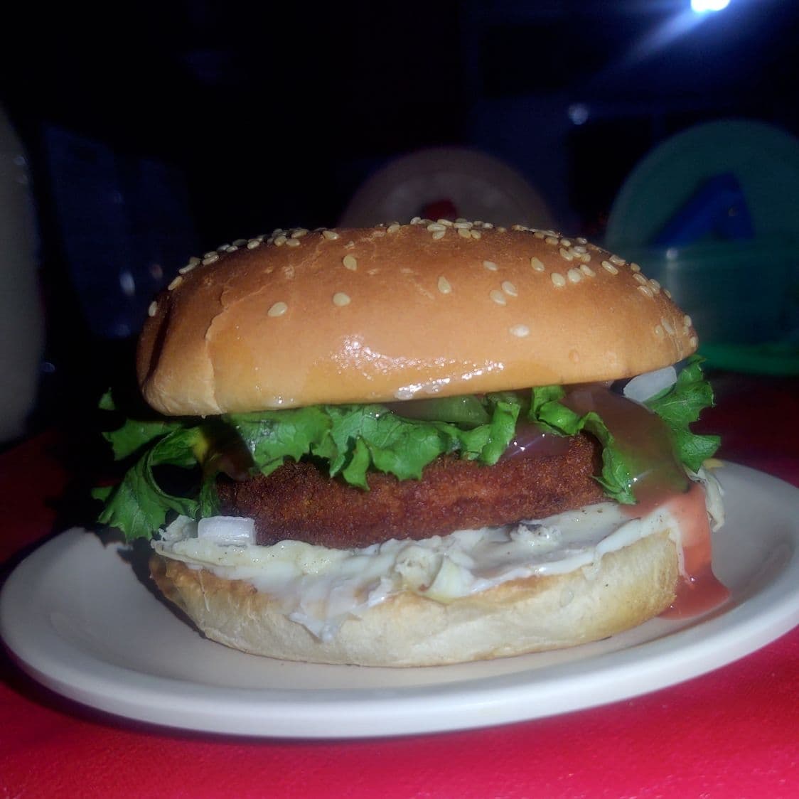 Hamburguesa Cruji Pollo