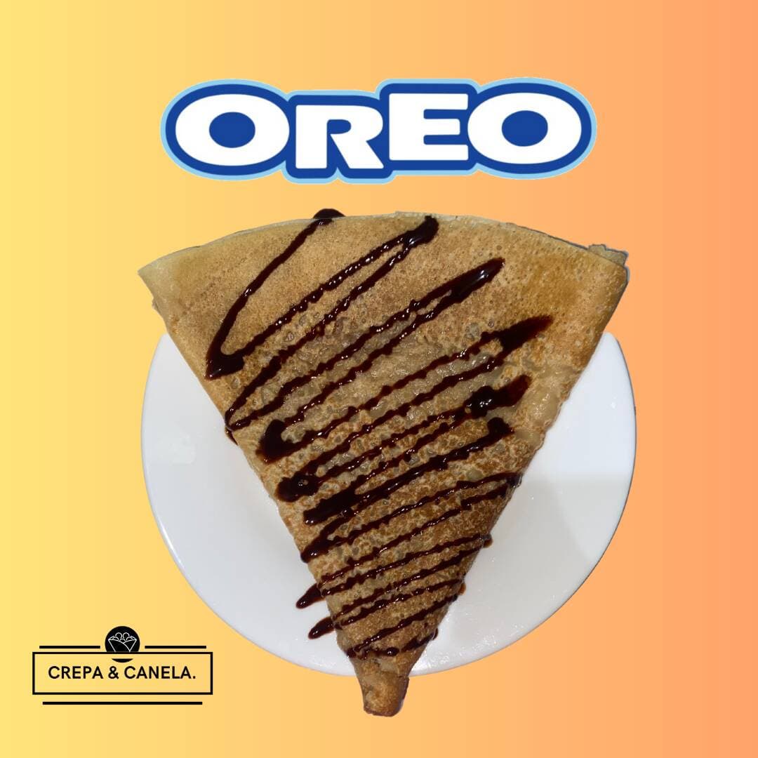 1 CREPA DE OREO + NUTELLA 40 CM