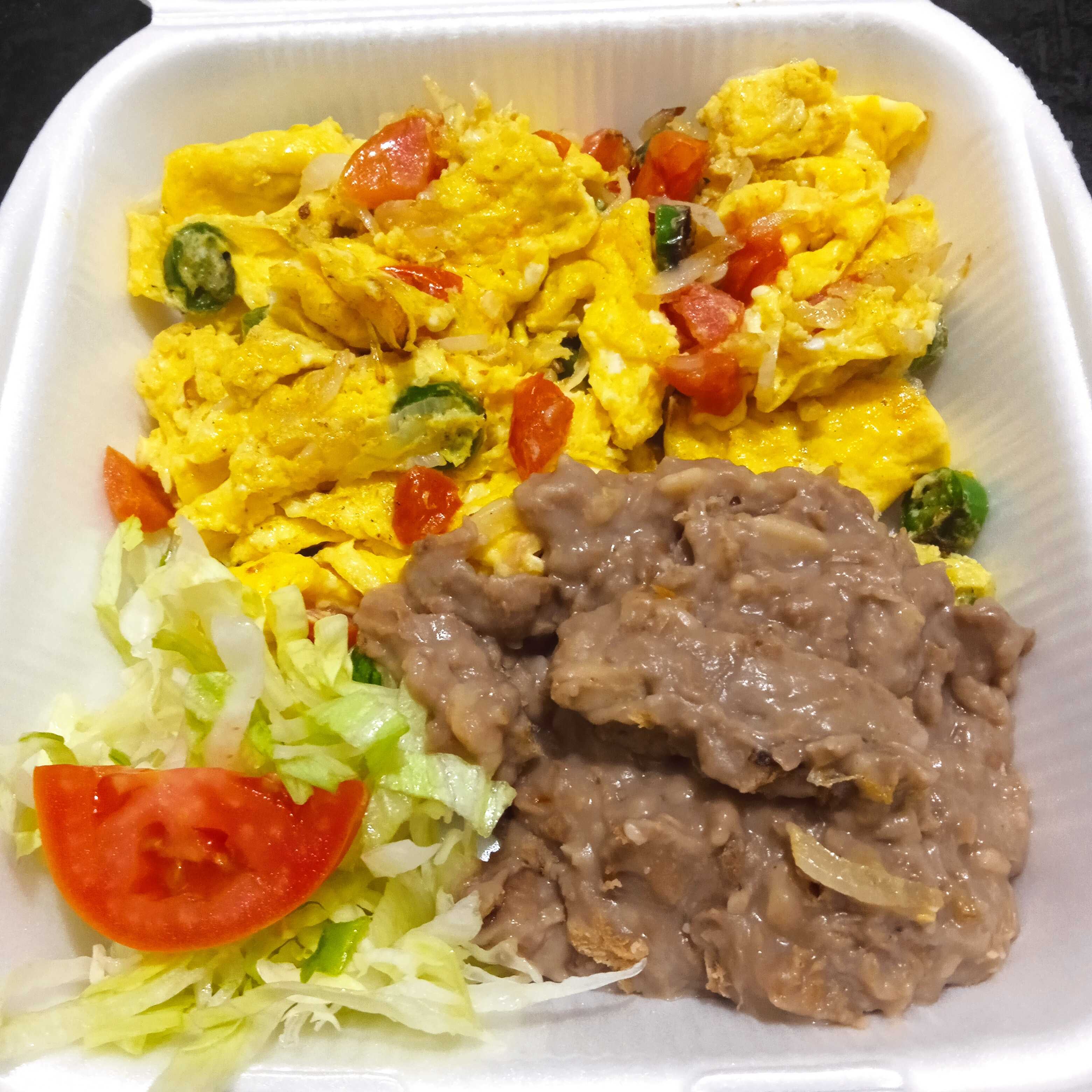 Huevos a la Mexicana (naturales)