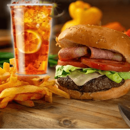 Tripleta Americana Hamburgesa