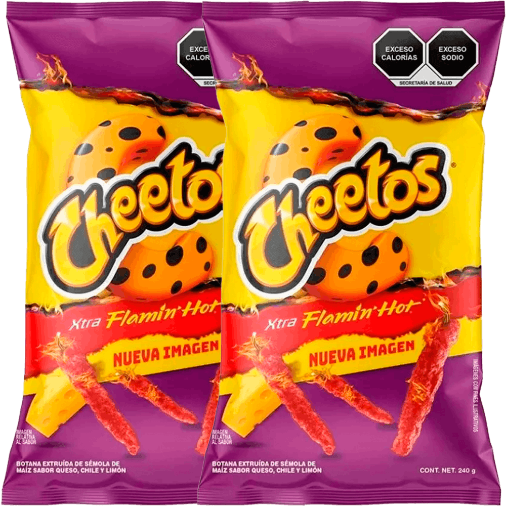 2 CHEETOS XFH 240GR