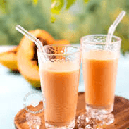 Jugo de Papaya con Leche 1/2 Litro