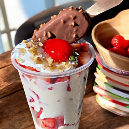 Fresas con Crema Magnificas