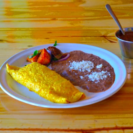Omelette de Espinaca