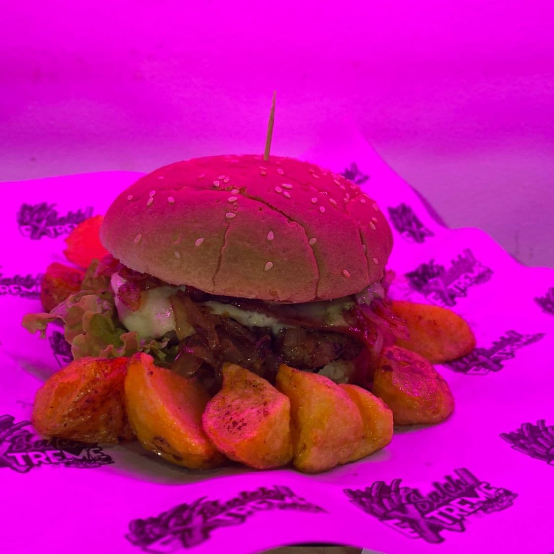 combo Hamburguesa Extreme con Papas y Limonada