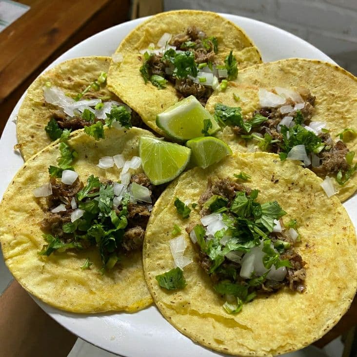 Orden de Tacos de Suadero 6pz.