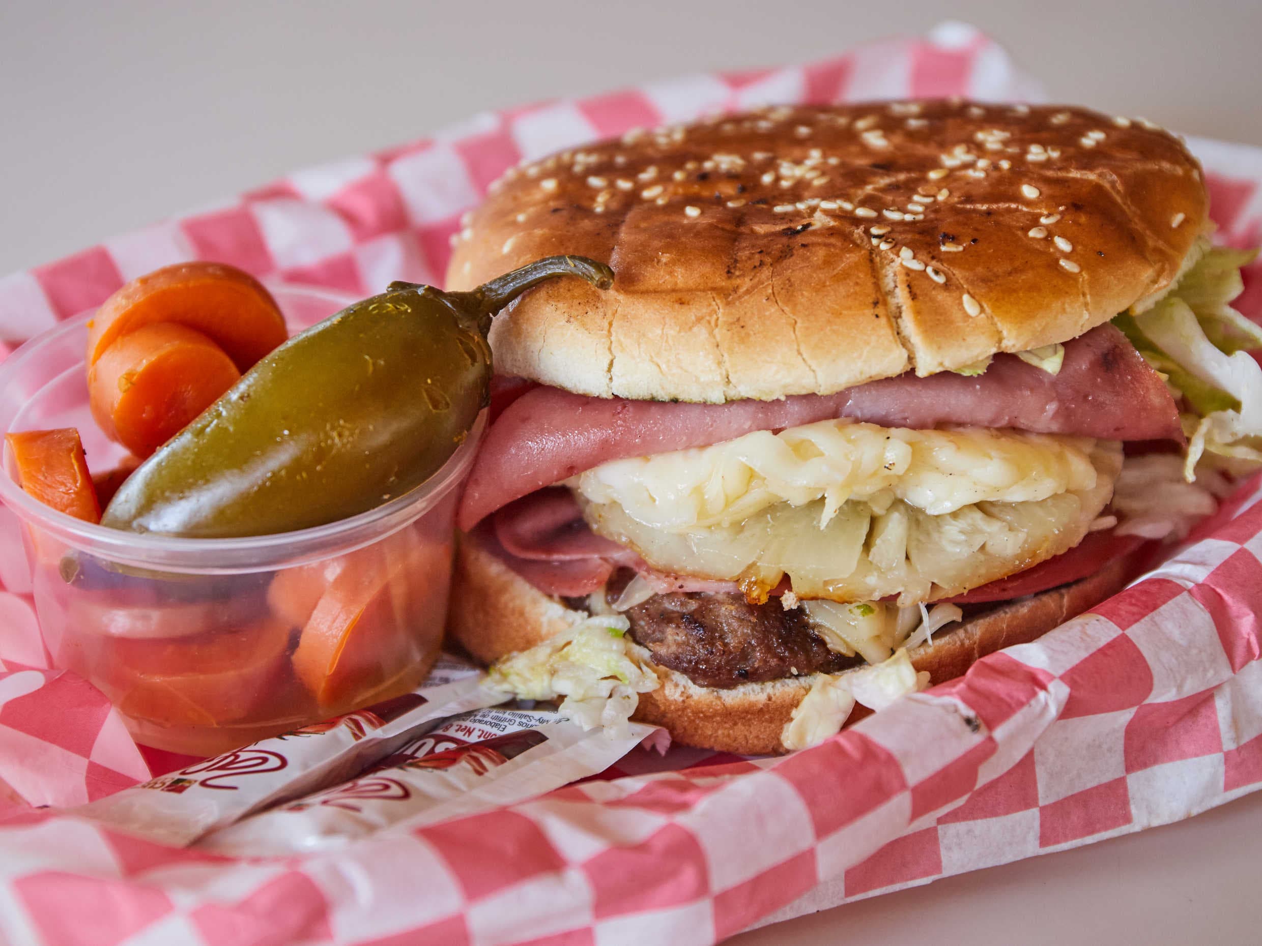 Hamburguesa Hawaiana