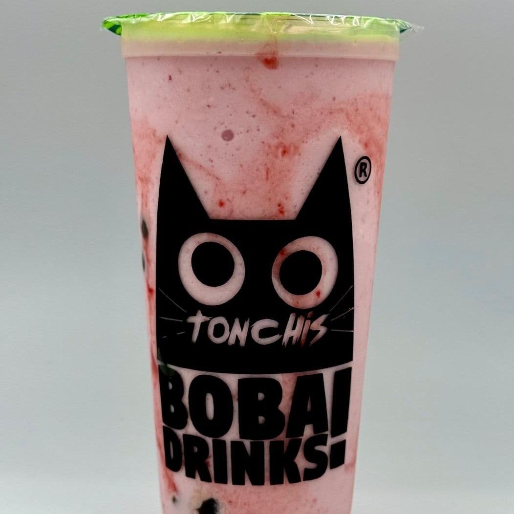 Smoothie Fresa Leche Vaso 22 Oz