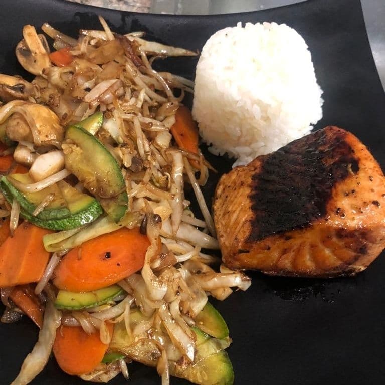 Tepanyaki salmón