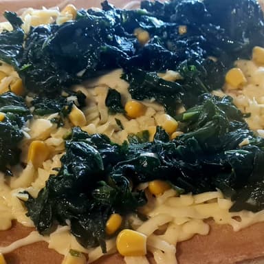Crepa de Queso con Espinaca