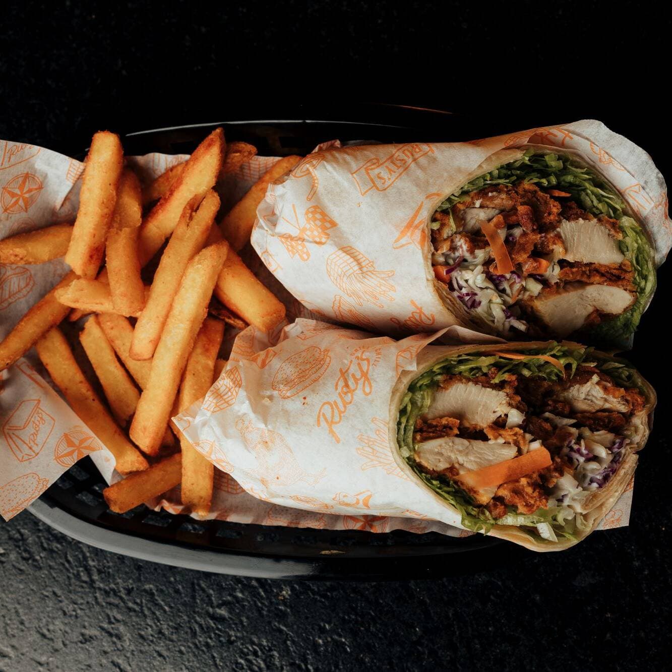 Wrap de Pollo Crispy Búfalo