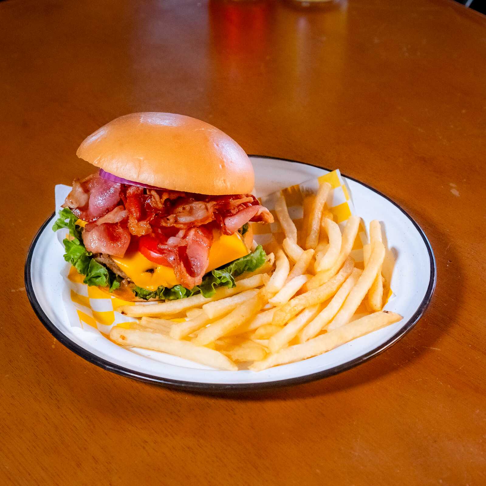 Hamburguesa de Tocino