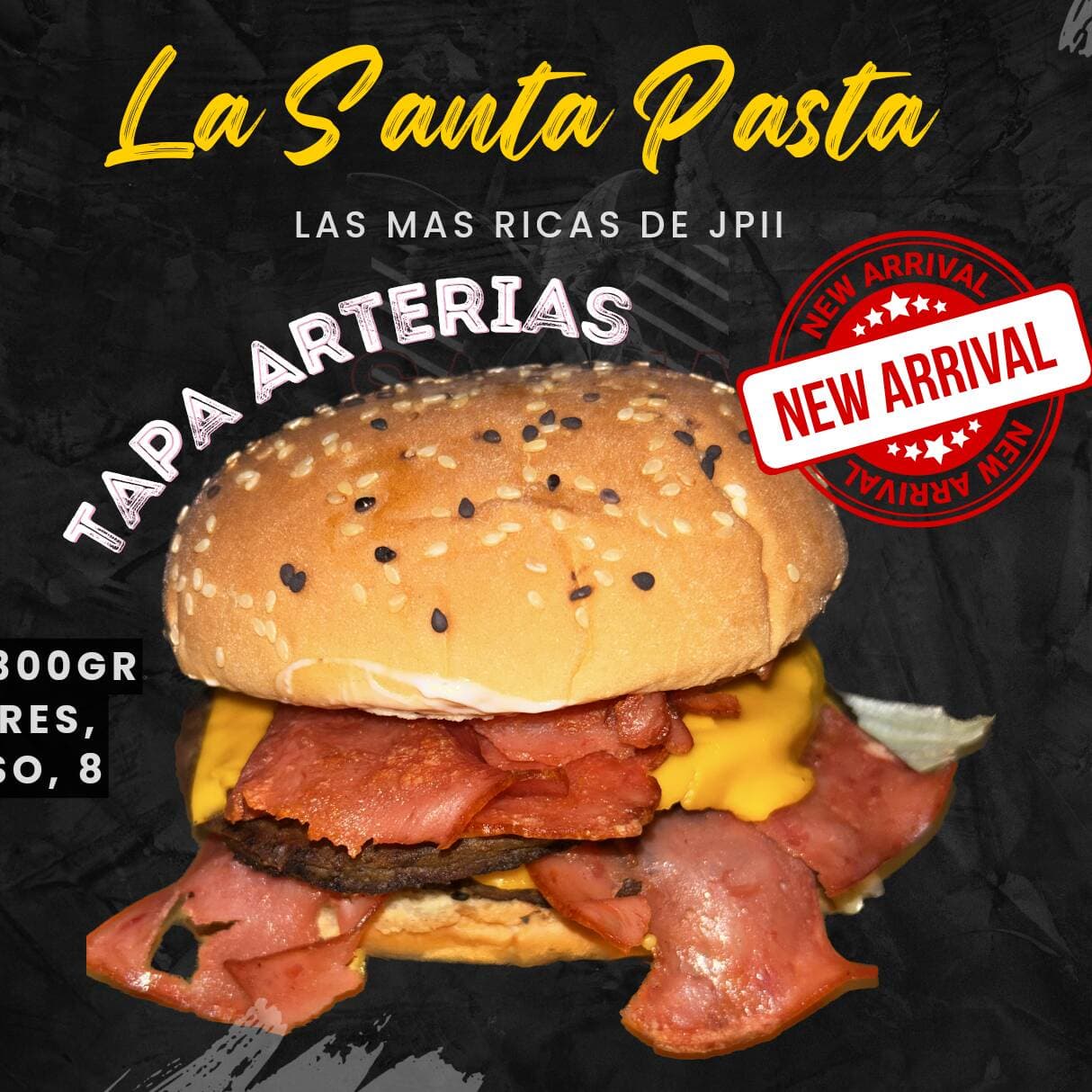 Hamburguesa Tapa Arterias