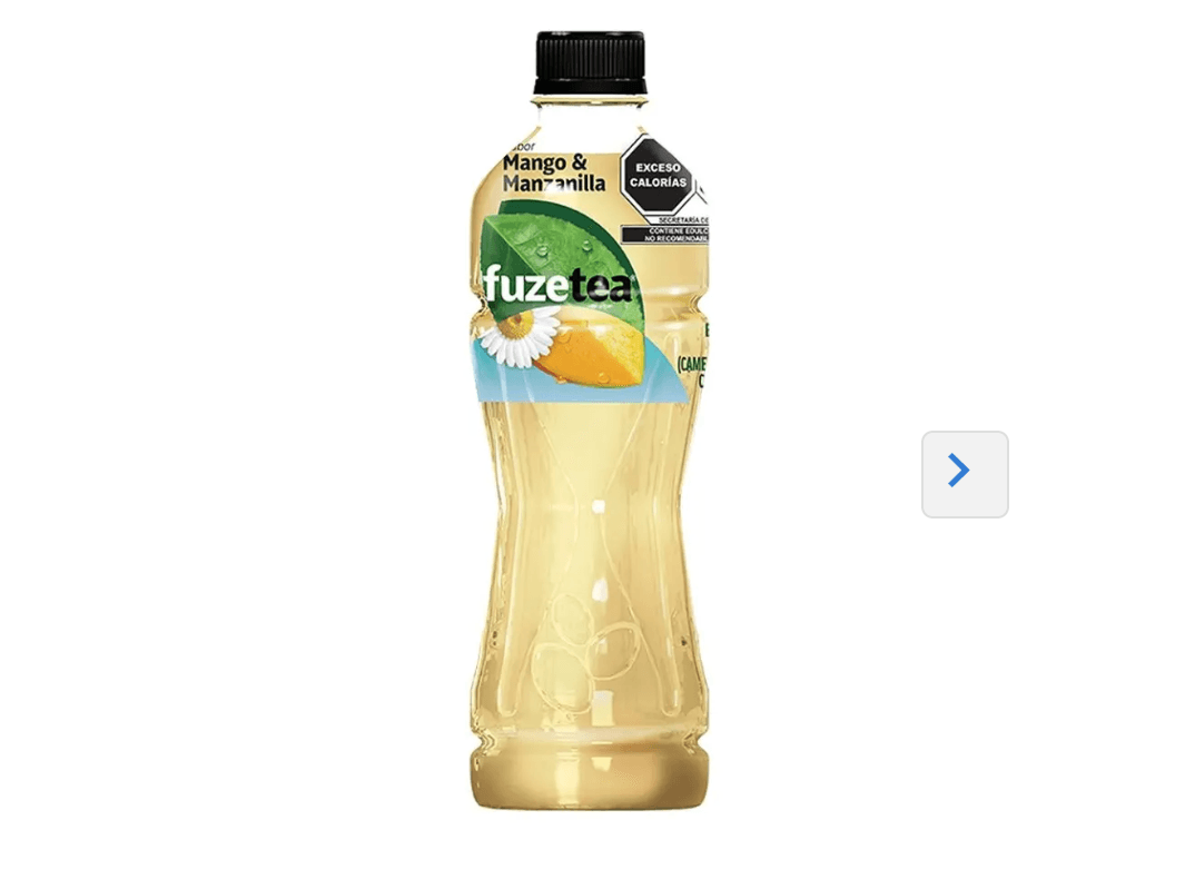 Fuze Tea Mango y Manzanilla.