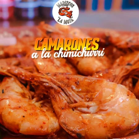 Camarones a la Chimichurri
