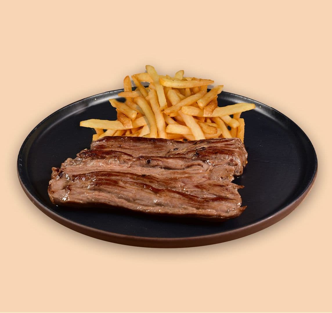 Arrachera Importada / Papas
