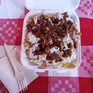 Chilaquiles mas Cafe Americano