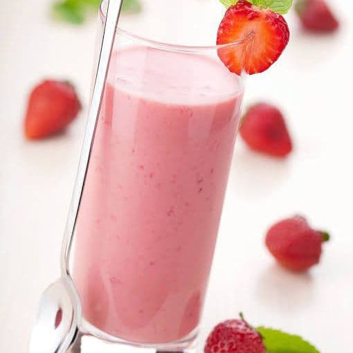Malteada de Fresa