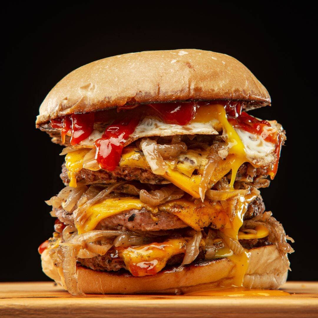 Triple Bacon Burger
