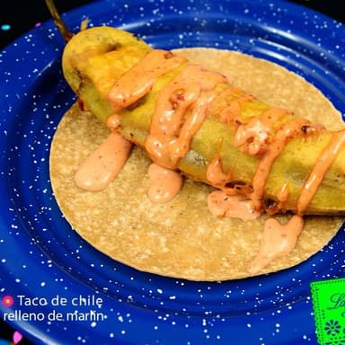Taco de chile relleno demarlin