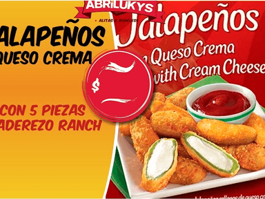 Jalapeños Queso Crema